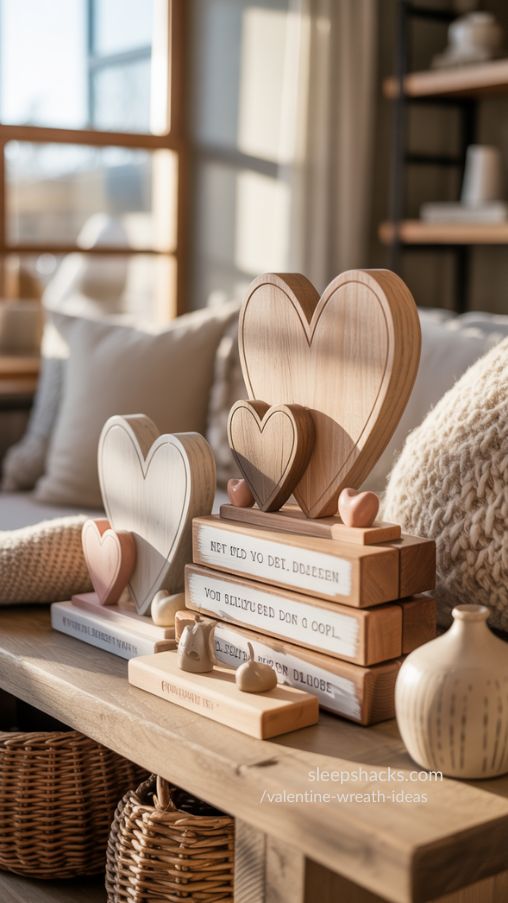 Wooden Valentine Decorations (1)