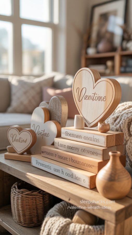 Wooden Valentine Decorations (1)
