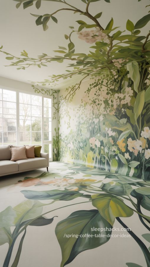 Botanical Wall Murals That Turn Your Space into a Spring Garden