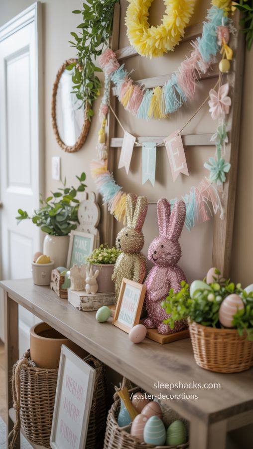 Budget-Friendly Easter Decorations with Dollar Store Finds and Natural Accents