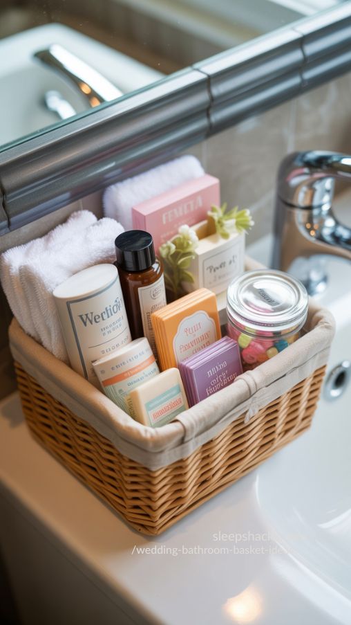Budget-Friendly Wedding Bathroom Basket Affordable Yet Thoughtful