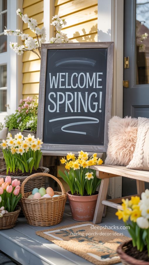 Chalkboard Signs with Seasonal Messages