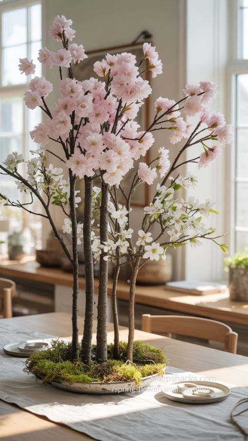 Cherry Blossom & Dogwood Branches