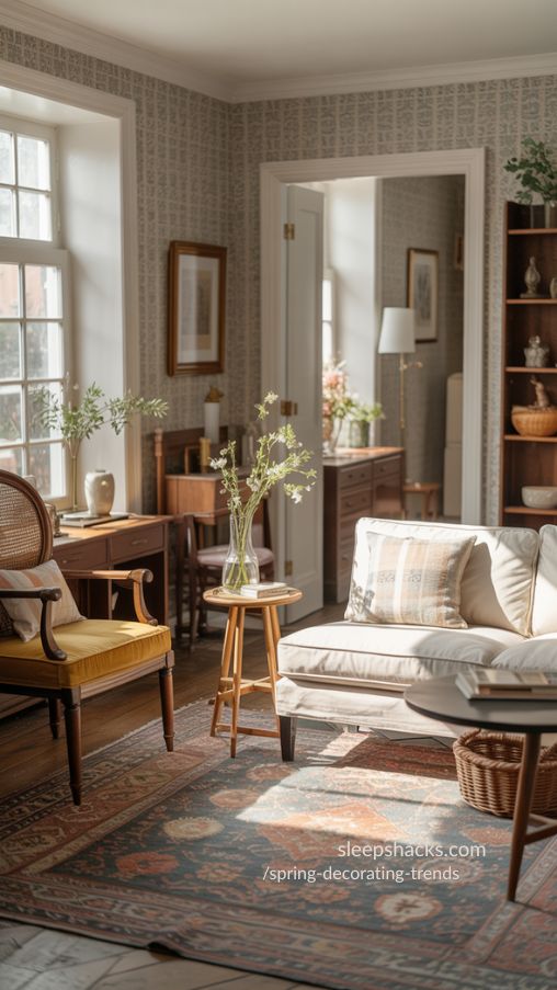 Collected-Over-Time Interiors for Spring Decorating