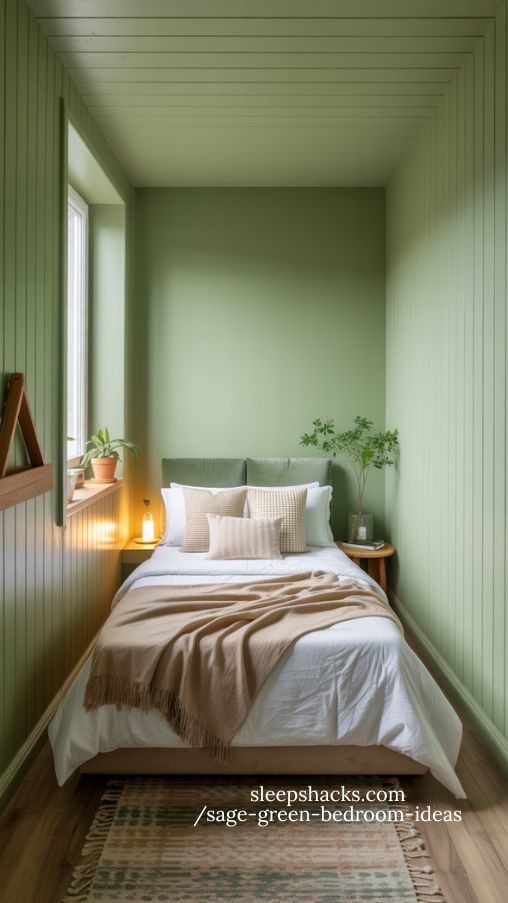 Cozy Sage Green Bedroom Nooks for Small Spaces