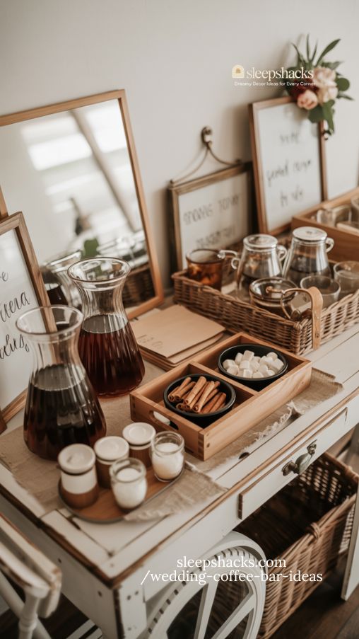 DIY Budget-Friendly Wedding Coffee Cart Ideas