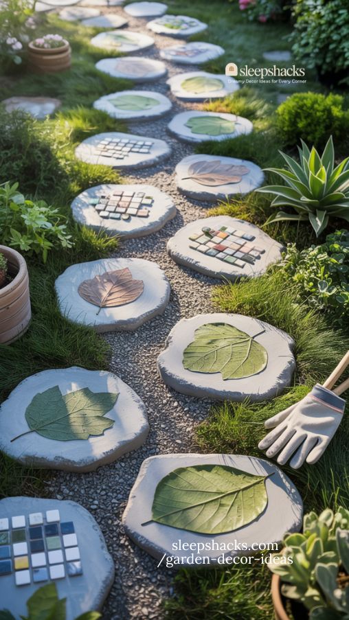 DIY Stepping Stones That Add a Handmade Personal Touch
