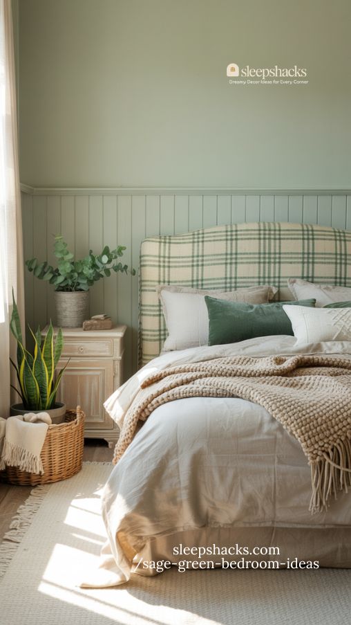 Farmhouse Style Sage Green Bedrooms