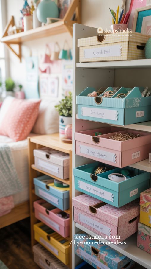Fun Shoebox Caddy Organizer