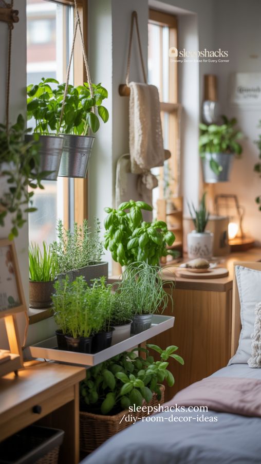 Indoor Herb Garden Display
