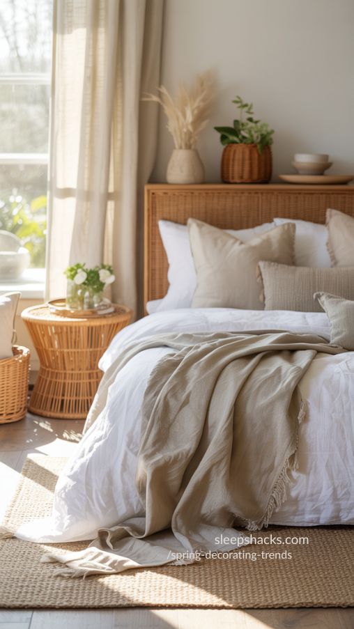Lightweight Linen and Cotton Fabrics for Fresh Spring Interiors