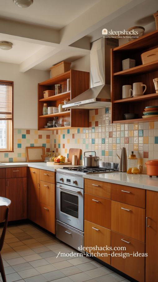 Mid-Century Modern Kitchen with Timeless Appeal