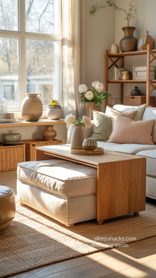 Multi-Functional Furniture Pieces for Spring Interiors