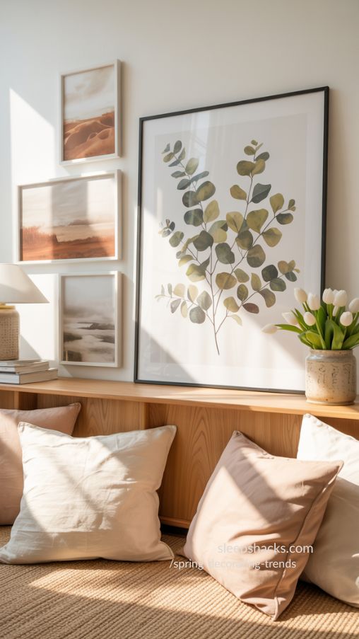 Nature-Inspired Wall Art for Spring Interiors