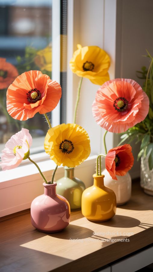 Paperwhite Vases with Moss Accents