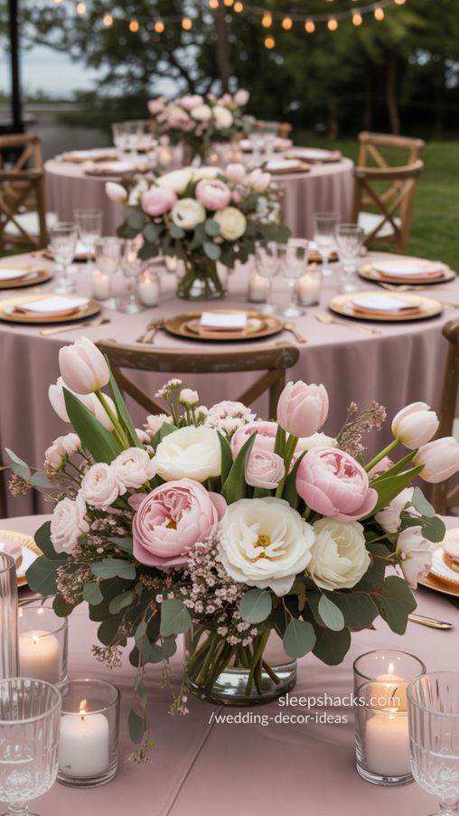 Seasonal Blooms for a Cohesive and Elegant Wedding Reception