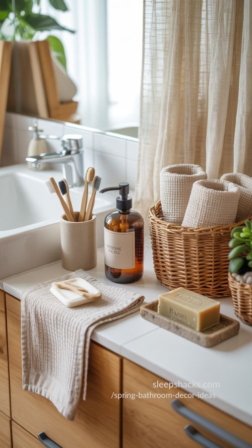 Spring Bathroom Decor Ideas with Eco-Friendly Upgrades