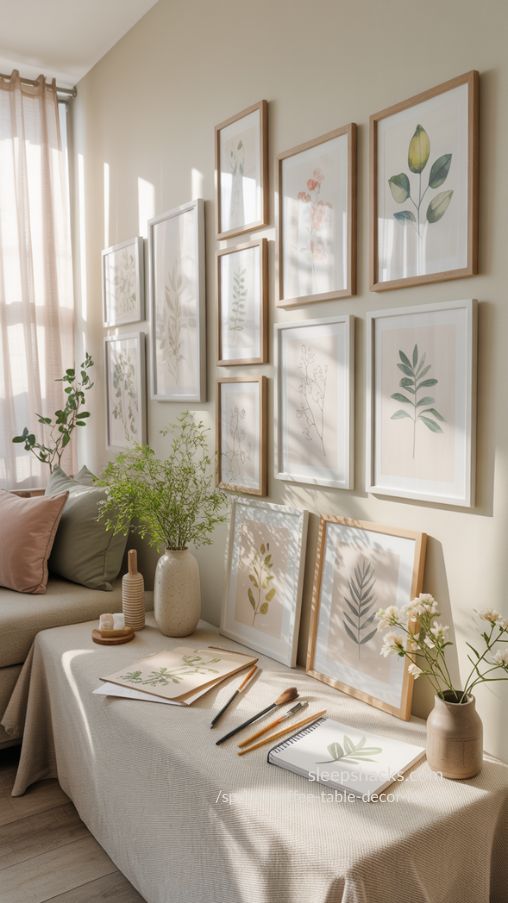 Spring Botanical Art Ideas for a Fresh and Airy Home Decor Look