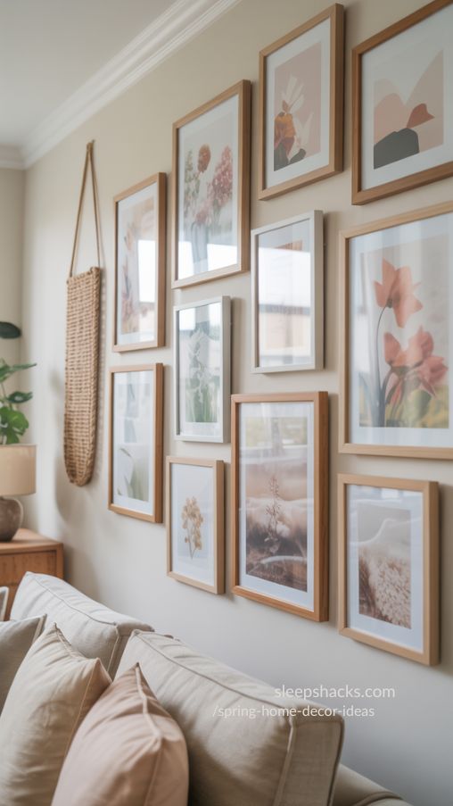 Spring Home Decor Ideas with Refreshing Wall Art