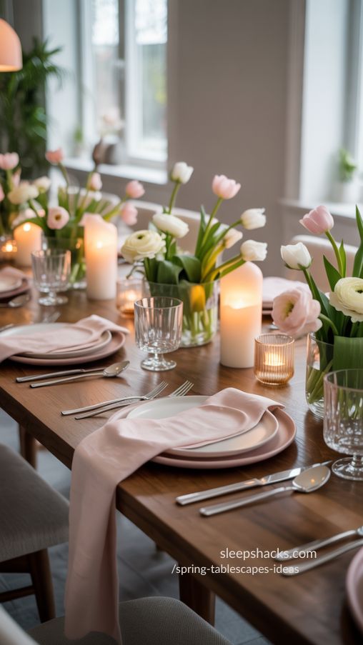 Spring Tablescapes Ideas for Elegant Dinner Parties