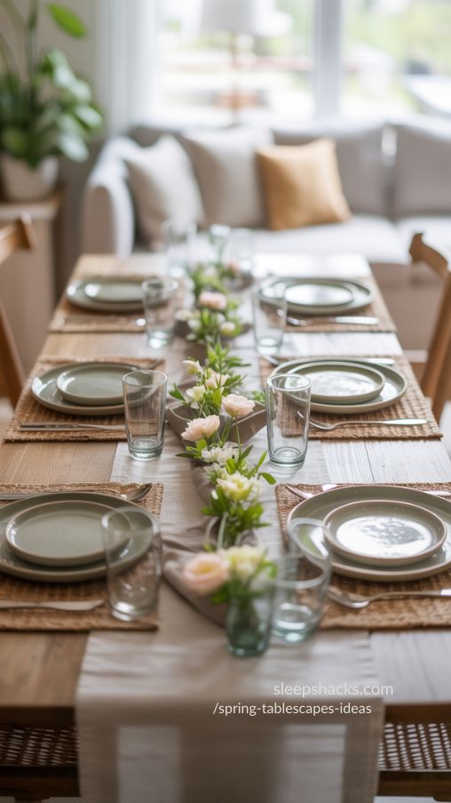 Spring Tablescapes Ideas for Small Spaces