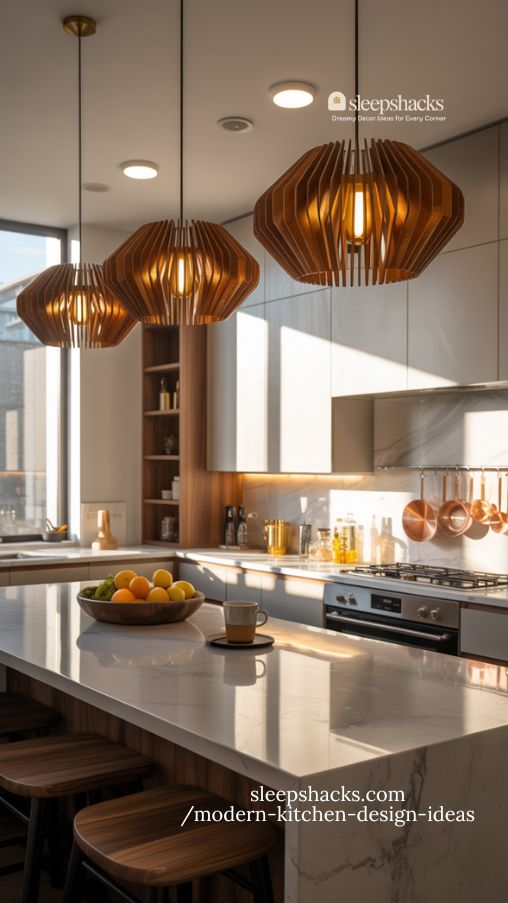Statement Lighting in Modern Kitchens