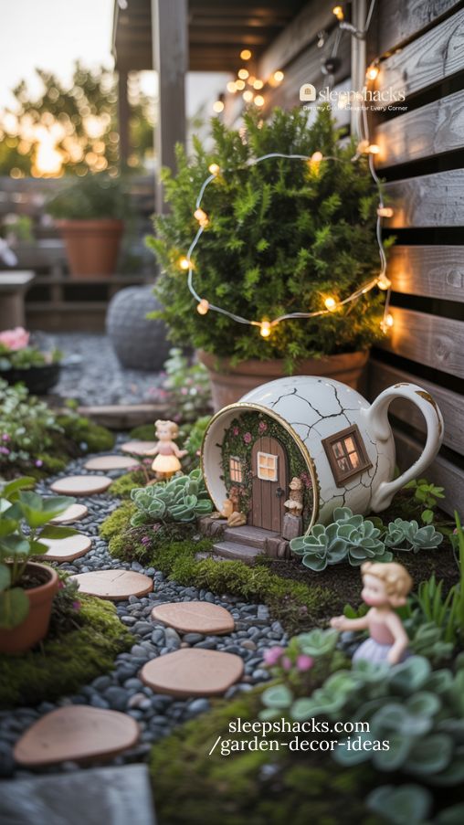 Whimsical Fairy Garden Corners for a Magical Backyard Touch