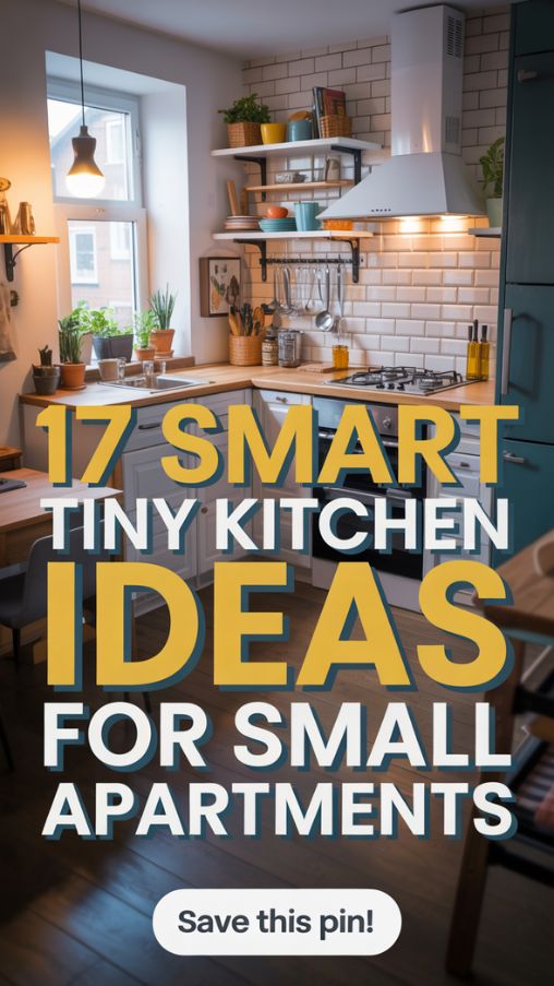 17 Smart Tiny Kitchen Ideas for Small Apartments