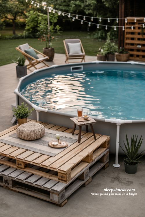 Above Ground Pool Ideas On A Budget Cozy Backyard Setup