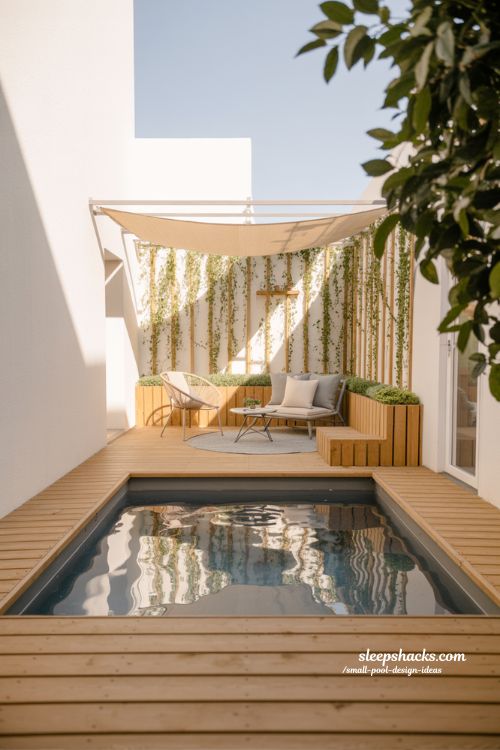 Above Ground Small Pool Ideas Stylish Compact Backyard