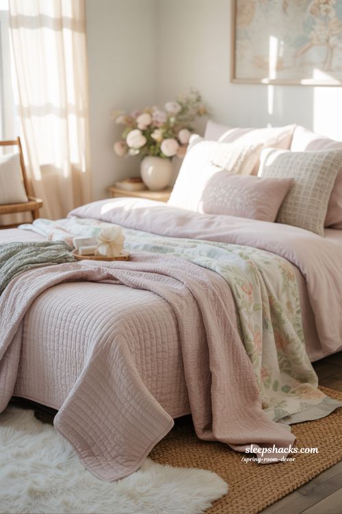 Aesthetic Spring Bedroom Decor for a Soft Refresh