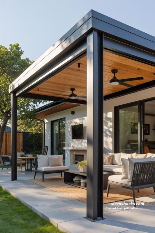 Anodized Aluminum Covers for Sleek and Modern Patios