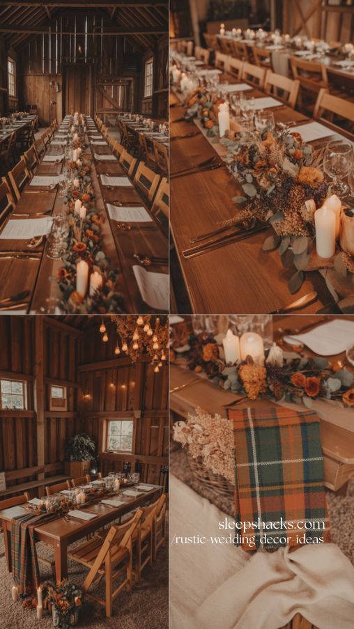 Autumnal Scottish Barn Wedding Vibes