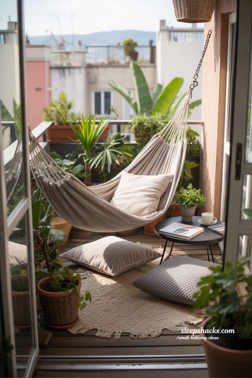 Balcony Hammock Lazy Afternoons