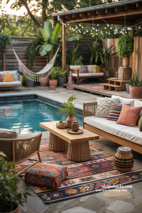 Boho-Chic Pool Escape Ideas for Vibrant and Relaxed Outdoor Spaces