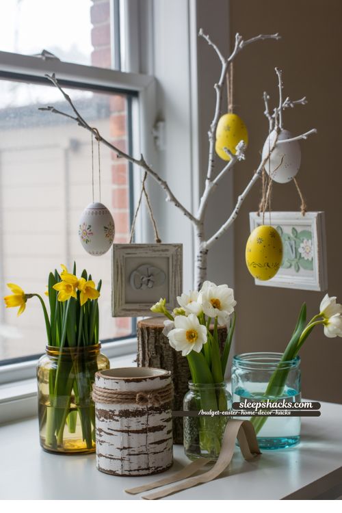 Budget Easter Home Decor Hacks Using Free and Repurposed Items
