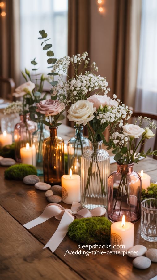 Budget-Friendly DIY Wedding Table Centerpieces