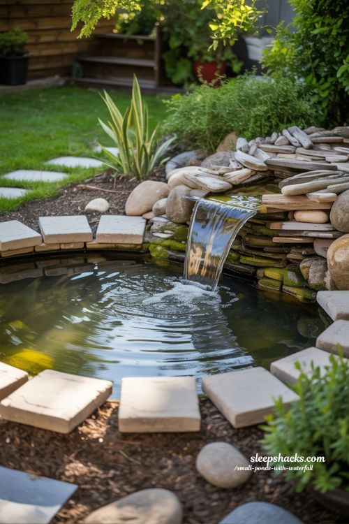 Budget-Friendly Small Ponds With Waterfall Affordable Backyard Ideas
