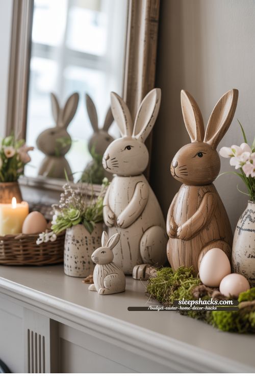 Bunny Accents for Farmhouse Easter Decor