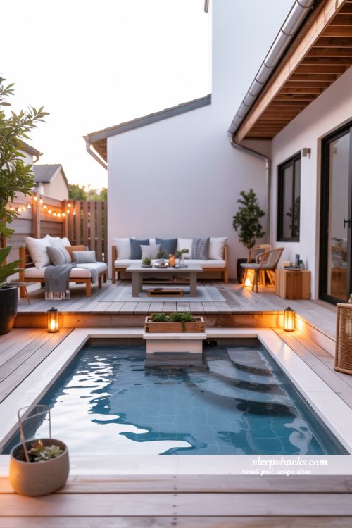 Cocktail Pool Ideas for Small Backyard Entertaining Spaces