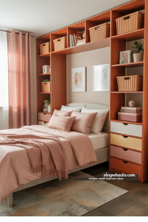 Color-Coordinated Storage and Decor Ideas for Small Bedrooms
