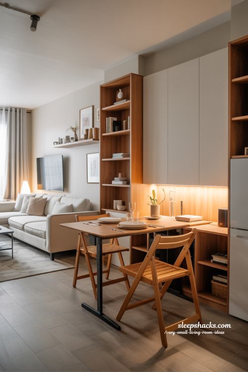 Compact Dining Solutions for Very Small Living Rooms