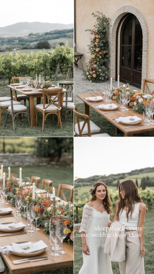 Country Chic Outdoor Italian Wedding Inspiration