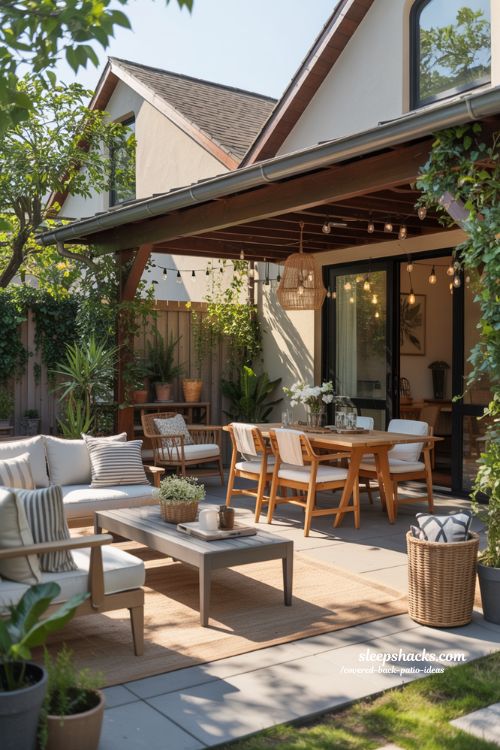 Cozy Covered Back Patio Ideas for Stylish Outdoor Living