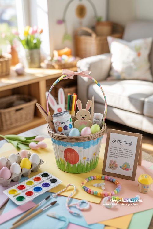 DIY Craft Easter Basket Ideas for Kids with Fun Creative Supplies