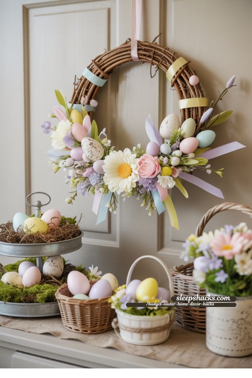 DIY Easter Wreaths Budget-Friendly and Cozy Decor Ideas