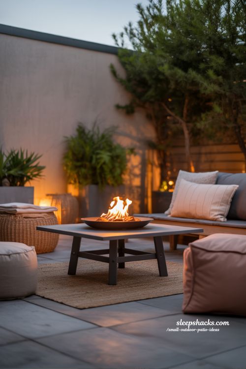 DIY Tabletop Fire Pit Small Patio Cozy Gathering Ideas