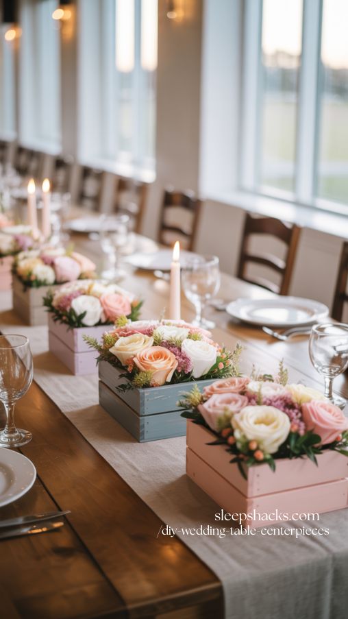 DIY Wedding Table Centerpieces Cozy Reception