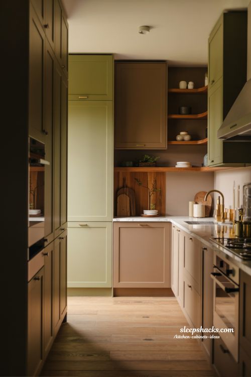 Earthy Color Kitchen Cabinets Ideas for a Warm Inviting Look