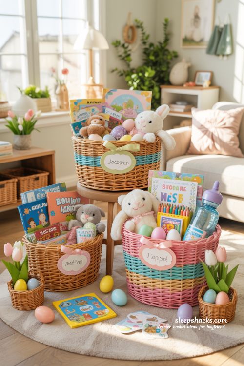 Easter Basket Ideas for Kids with Cute Personalized Surprises